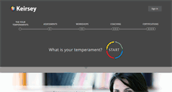 Desktop Screenshot of keirsey.com